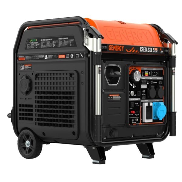 Generatore con supporto solare silenzioso Genergy Creta Sol 7500 W
